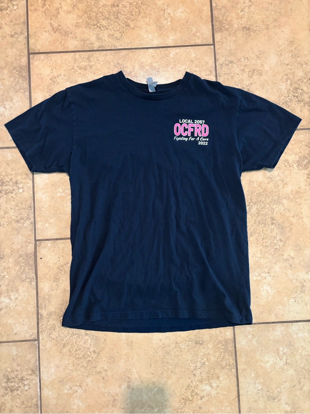 OCFRD Local 2057 Breast Cancer Awareness T-Shirt